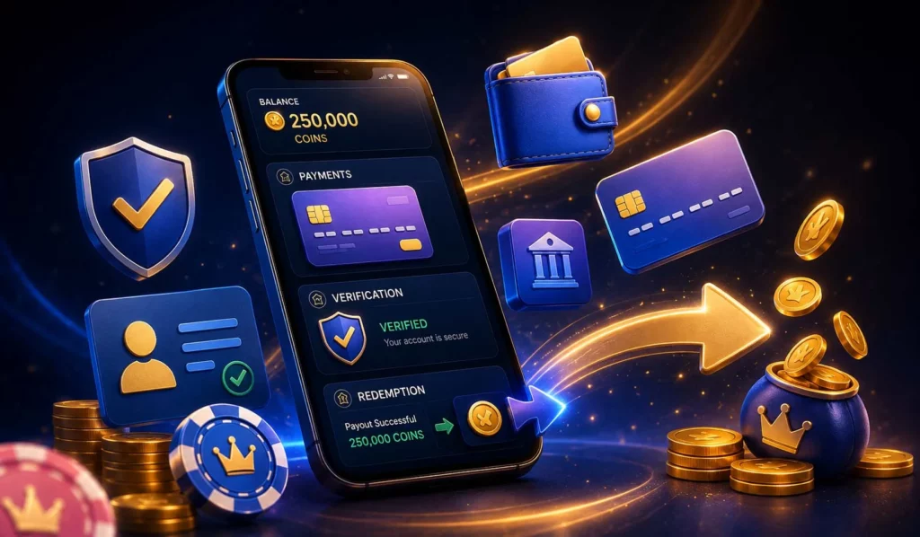 Legendz Casino payments, KYC verification and Sweeps Coins redemptions